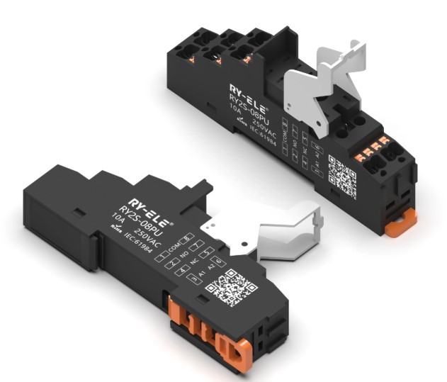 PCB mount relay socket